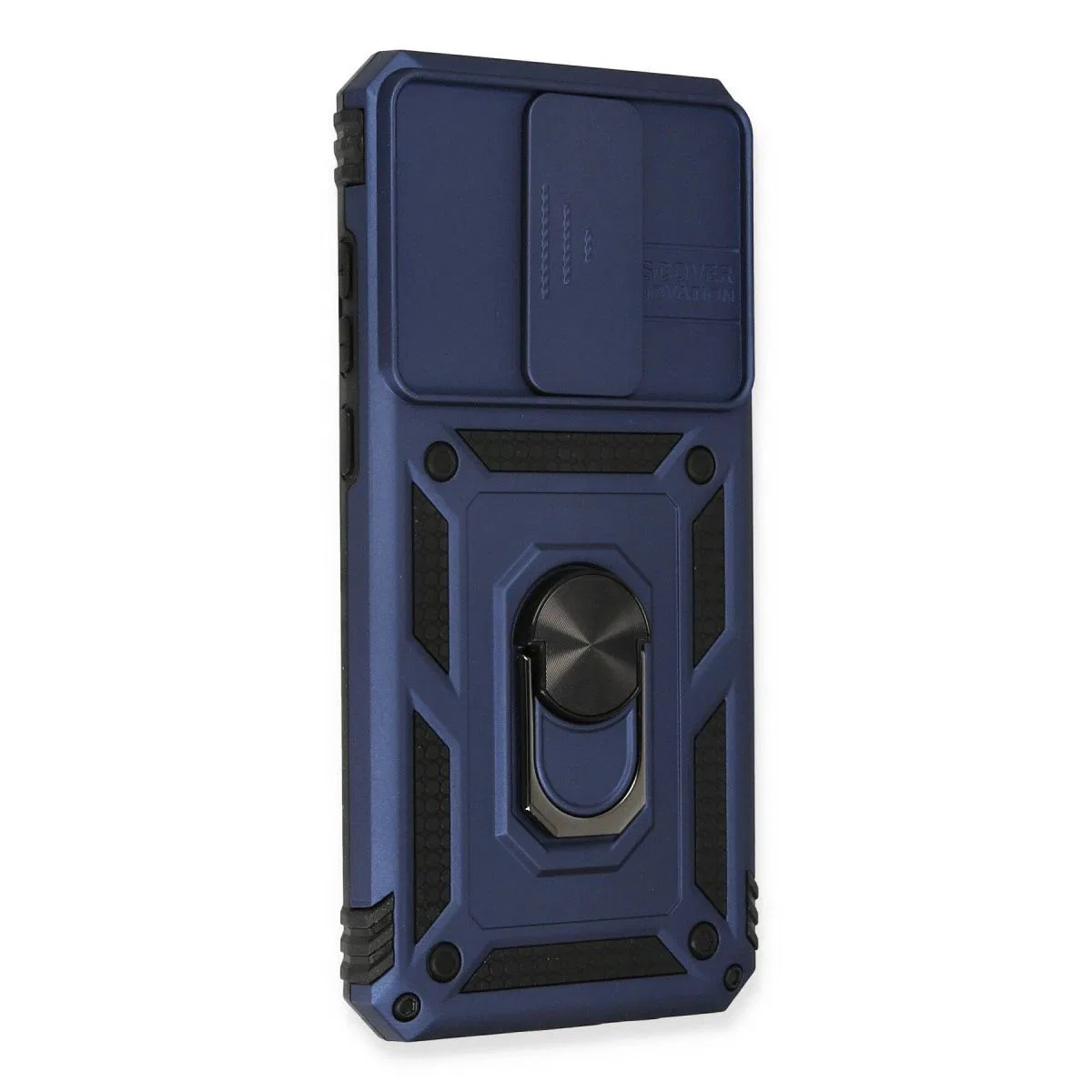Xiaomi Redmi Note 8 Pro Kılıf Pars Lens Yüzüklü Silikon - Lacivert görsel 2