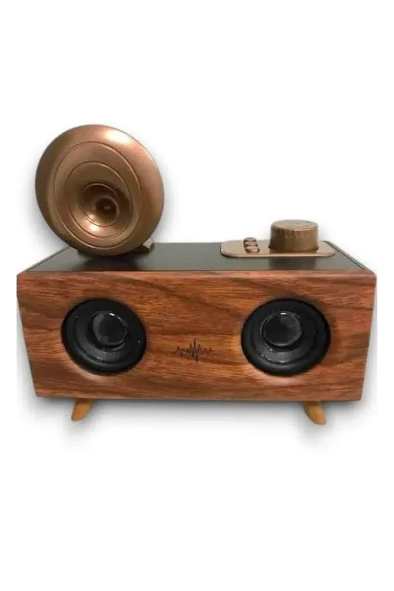 Nostaljik Radyo Bluetooth Bağlantılı Şarjlı Yüksek Ses Kaliteli Yeni Nesil görsel 5