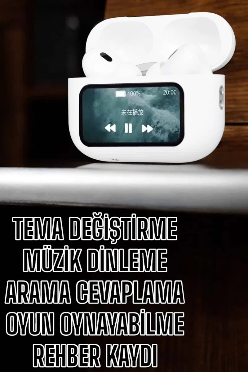 Kablosuz Yeni Nesil Bluetooth Bağlantılı Dokunmatik Ekranlı Kulak İçi Pro görsel 2