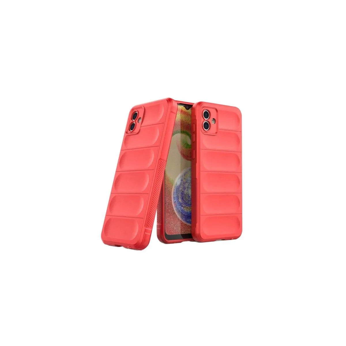 Samsung Galaxy A06 Kılıf Optimum Silikon - Kırmızı görsel 2