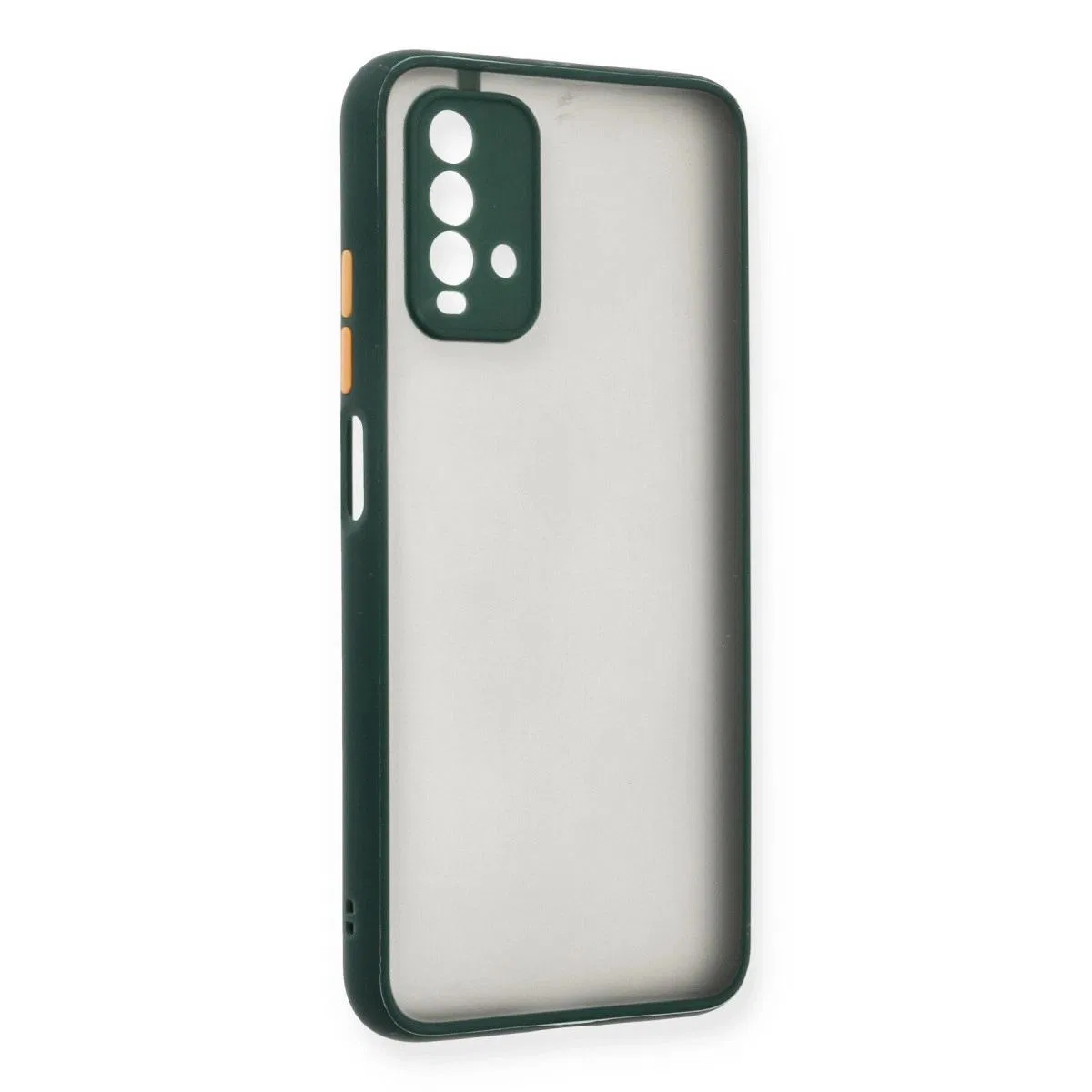 Xiaomi Redmi 9t Kılıf Montreal Silikon Kapak - Yeşil görsel 2