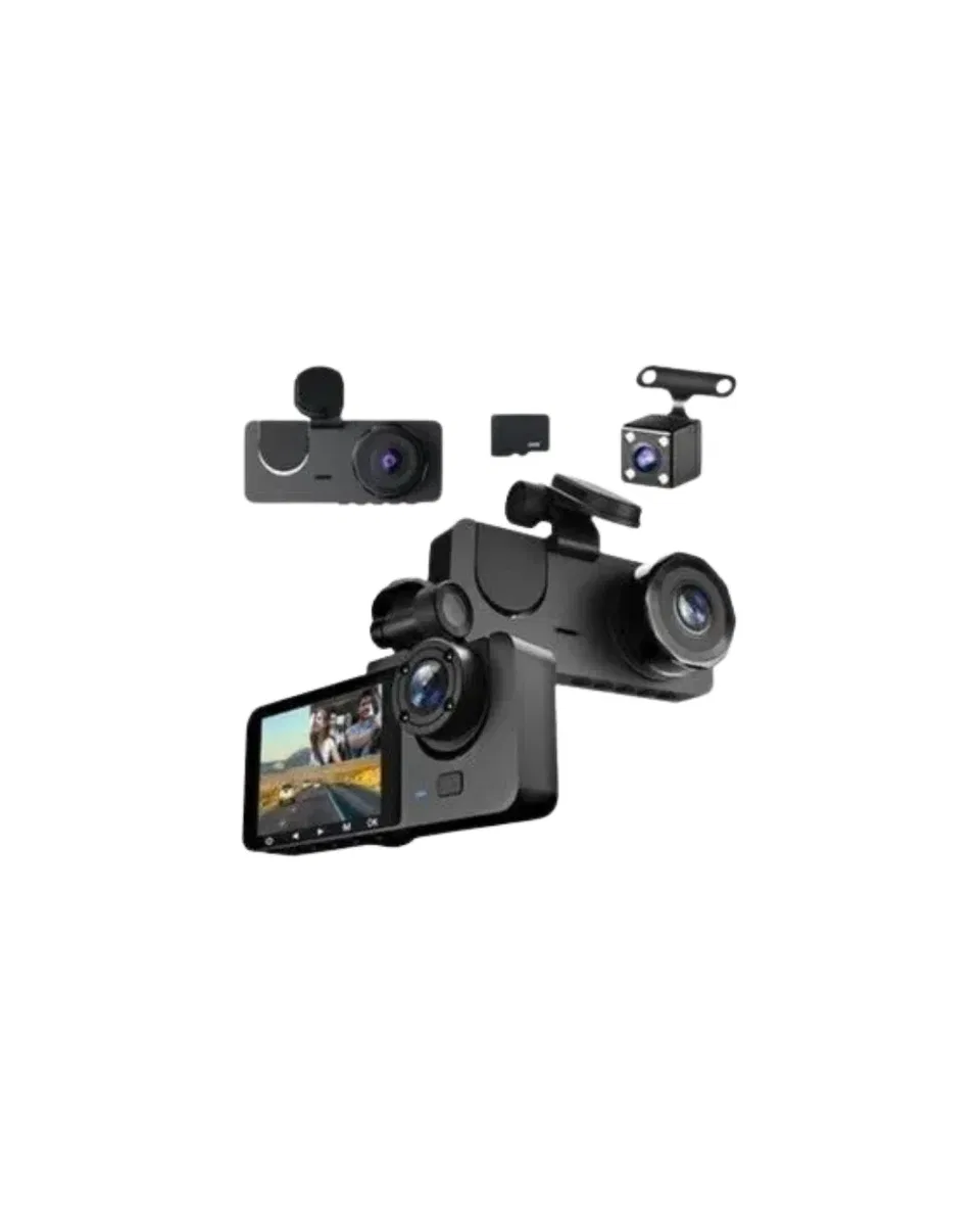 Gelişmiş G-Sensörlü Üçlü Araç Kamerası – 5” LCD Ekran ve Hareket Algılama görsel 3