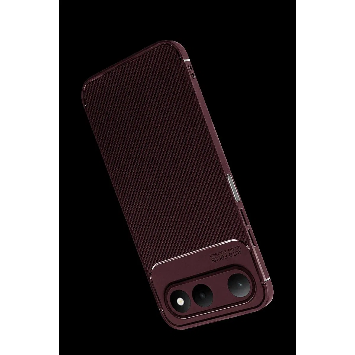 Newface Tecno Spark 50 5g Auto Focus Karbon Kapak - Bordo görsel 3