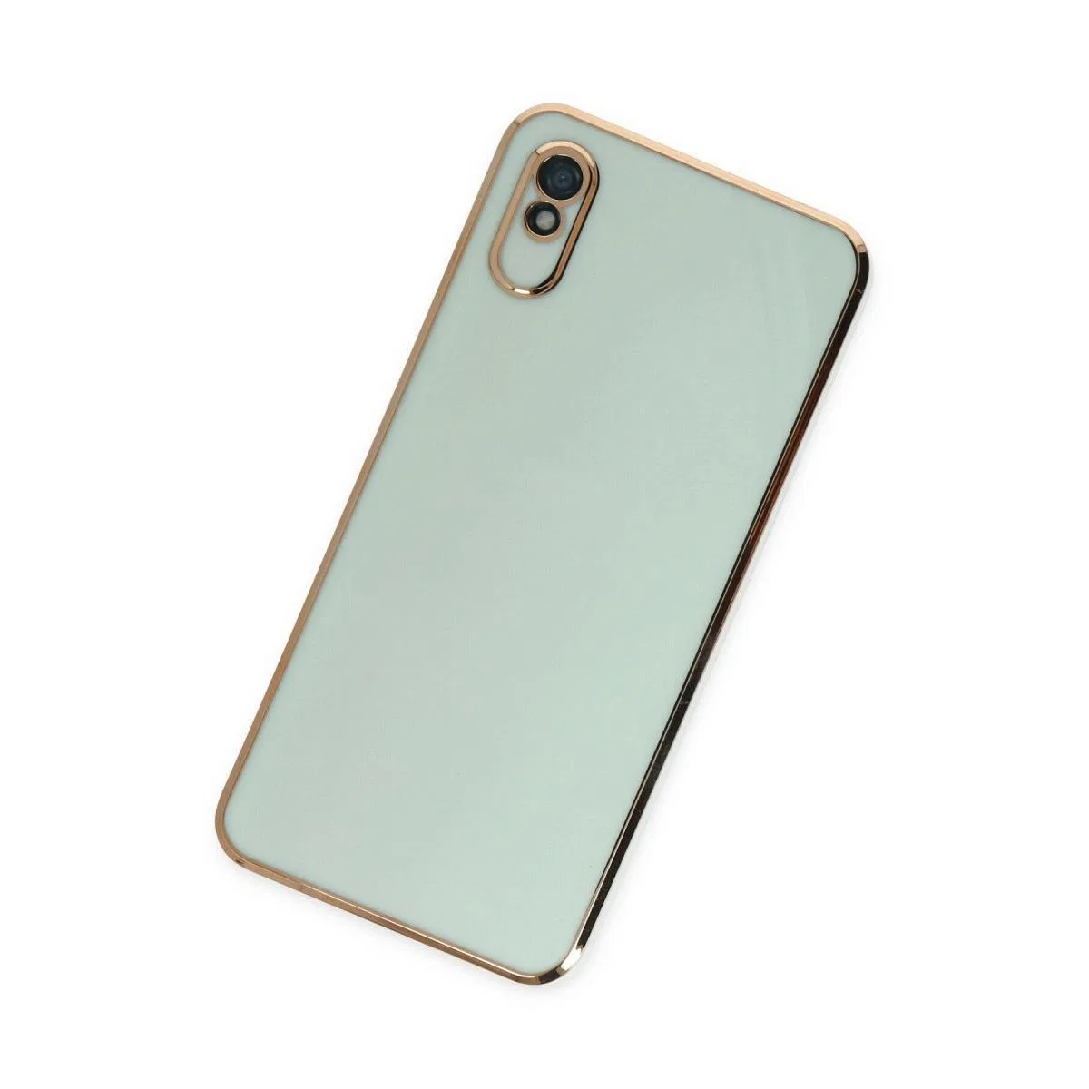 Xiaomi Redmi 9a Kılıf Volet Silikon - Açık Yeşil görsel 3