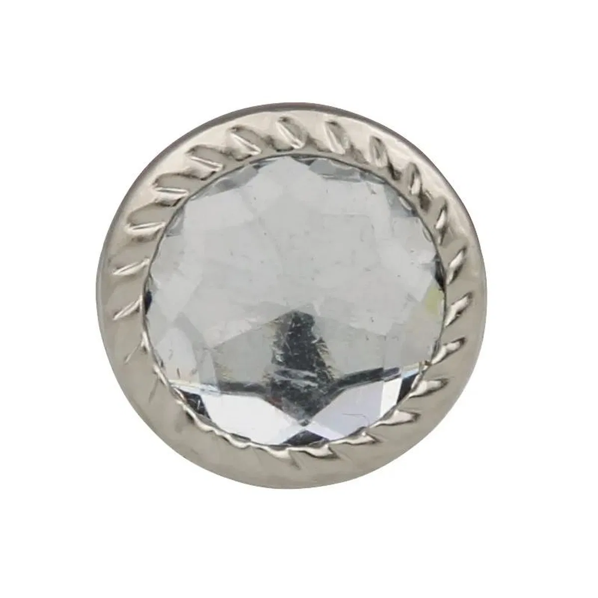 Dekoratif Parlak Taşlı Kabara Raptiye 17 Mm - 50 görsel 2