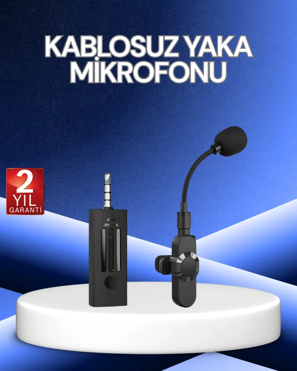 2. 4 GHz Düşük Gecikmeli Kablosuz Ses Kayıt Mikrofonu