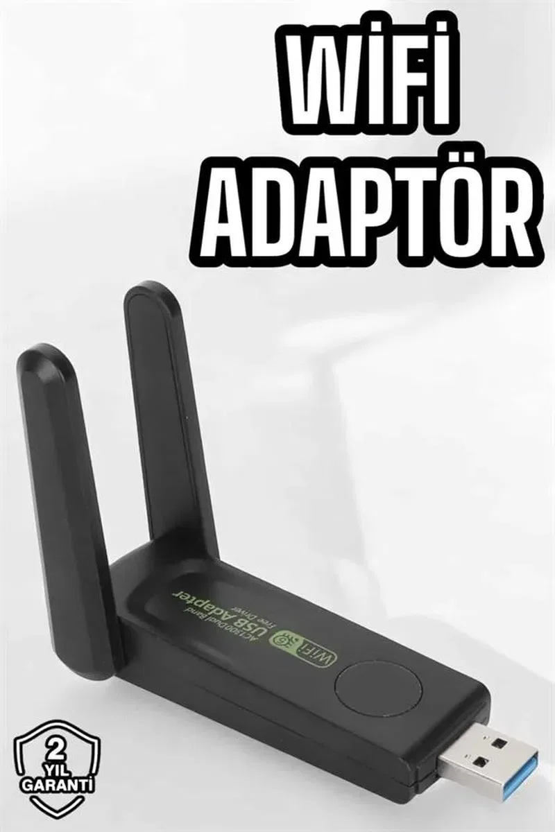 Dual Band Wifi Alıcı Adaptör USB 3. 0 Destekli görsel 2