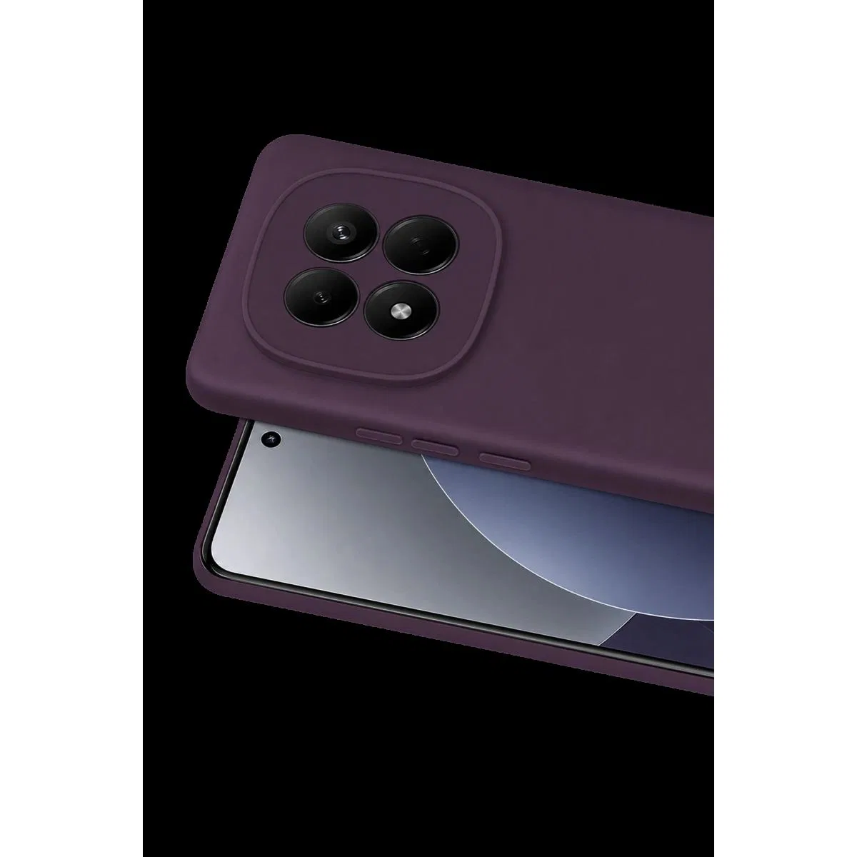 Xiaomi Redmi Note 15 4g First Silikon - Mürdüm görsel 2