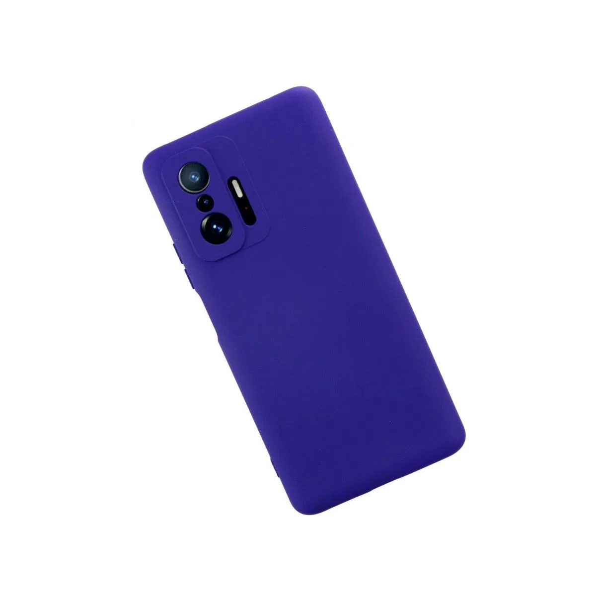 Xiaomi Mi 11t Pro Kılıf Nano İçi Kadife Silikon - Mor görsel 2