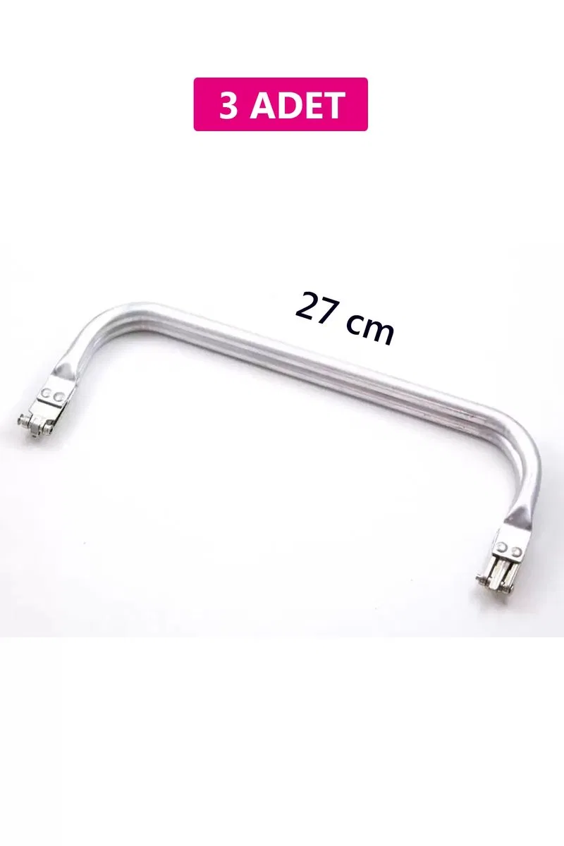 Gizli Metal Çanta Bursu – 3 Adet - 27 cm - Metal Çanta Aparatı Çanta Aksesuarı