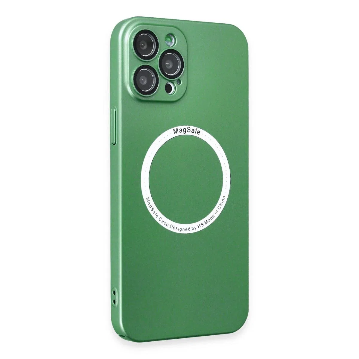 Apple İphone 12 Pro Kılıf Jack Magneticsafe Lens Silikon - Yeşil görsel 2