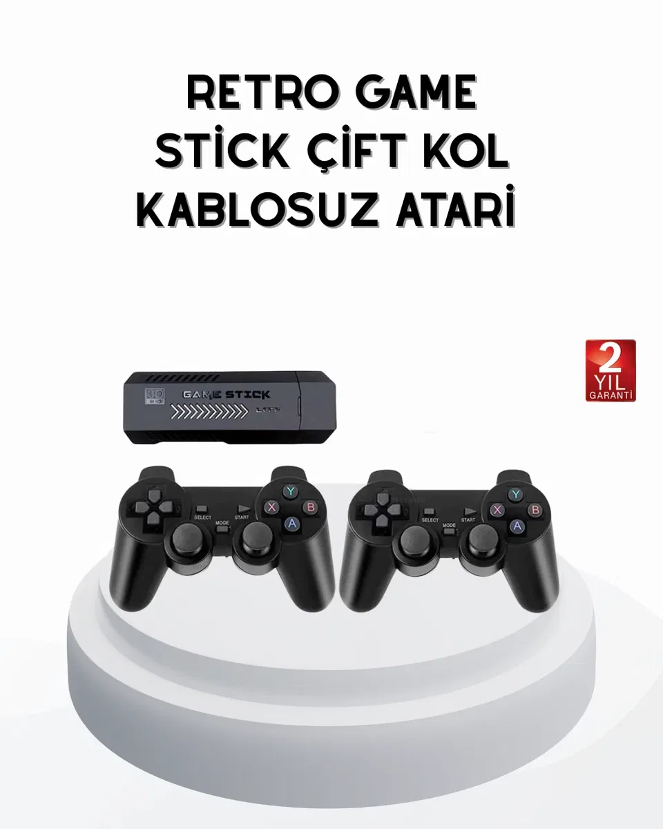 Taşınabilir Kablosuz Oyun Konsolu 2. 4G TV Destekli Kompakt Gövde