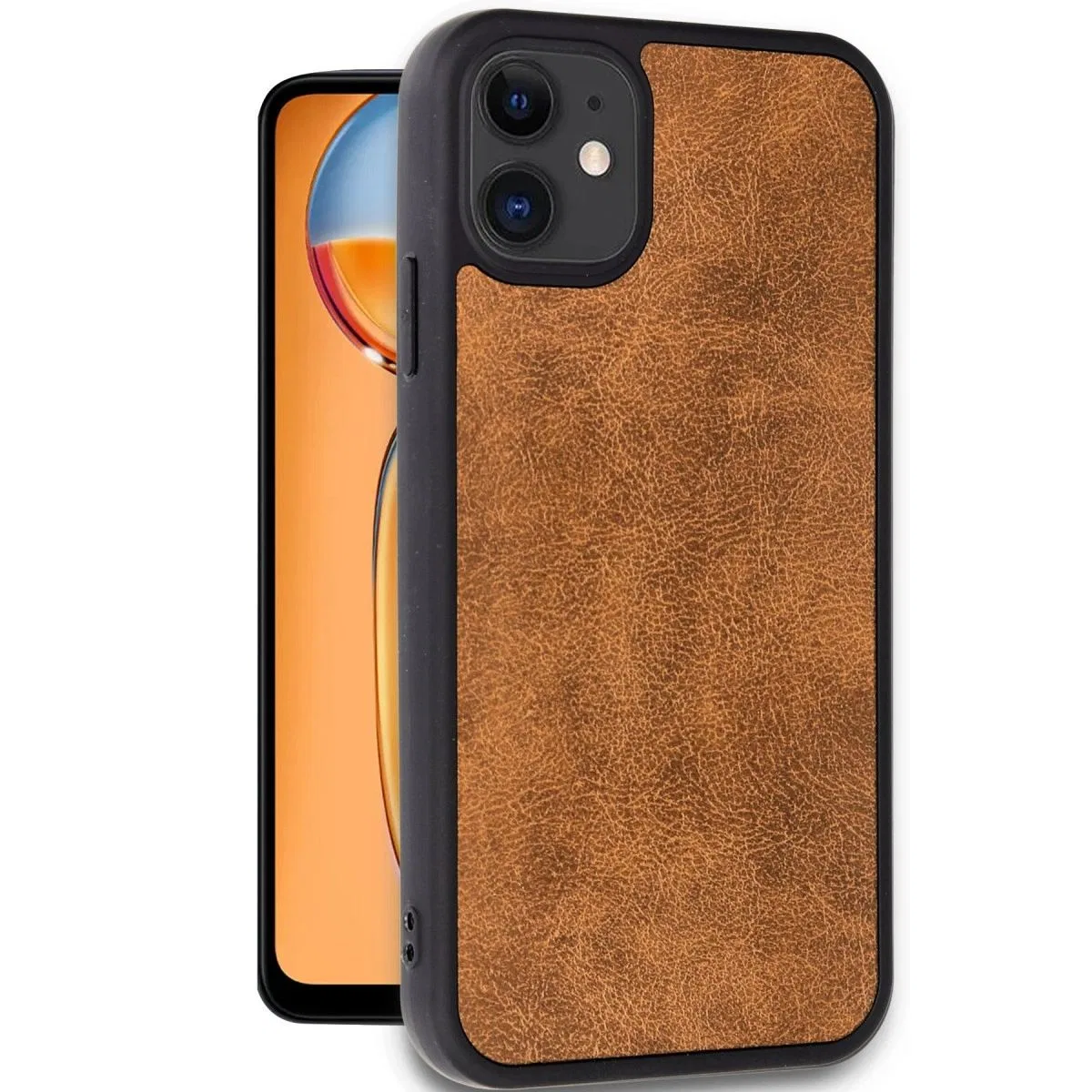 Apple İphone 11 Kılıf Aras Deri Kapak - Taba görsel 2