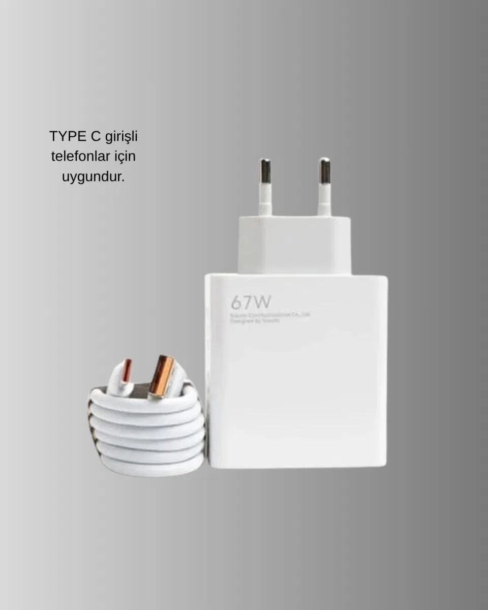 67w Turbo Type-c Hızlı Şarj Adaptörü – Akıllı Koruma Çipli, Hızlı Şarj Destekli görsel 5