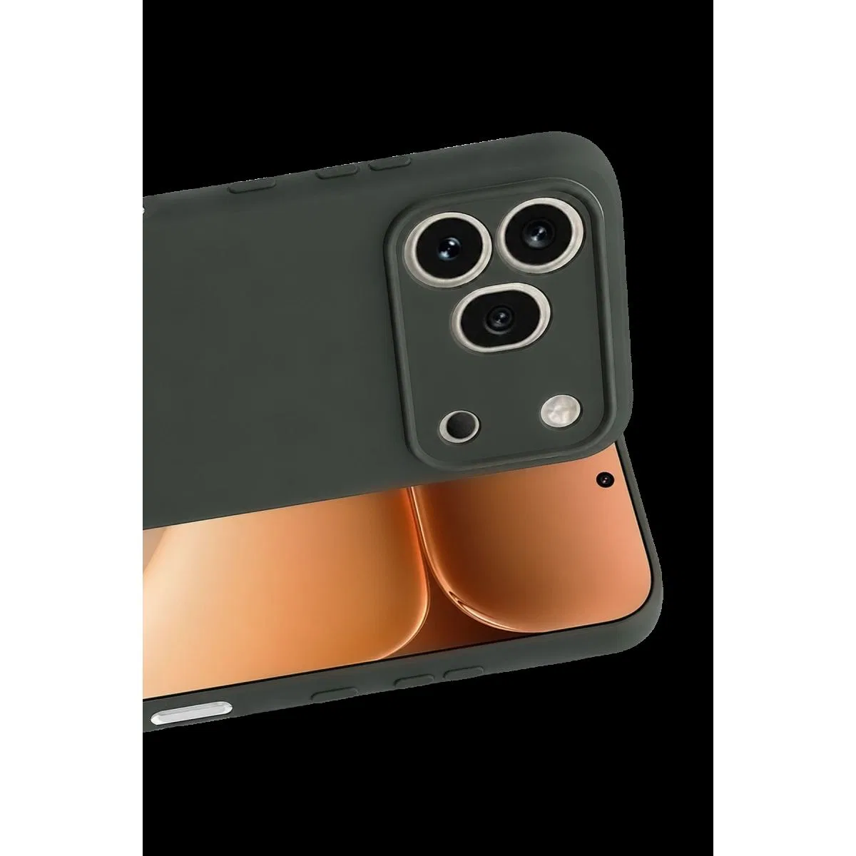 Newface Huawei Honor 600 Pro First Silikon - Koyu Yeşil görsel 2