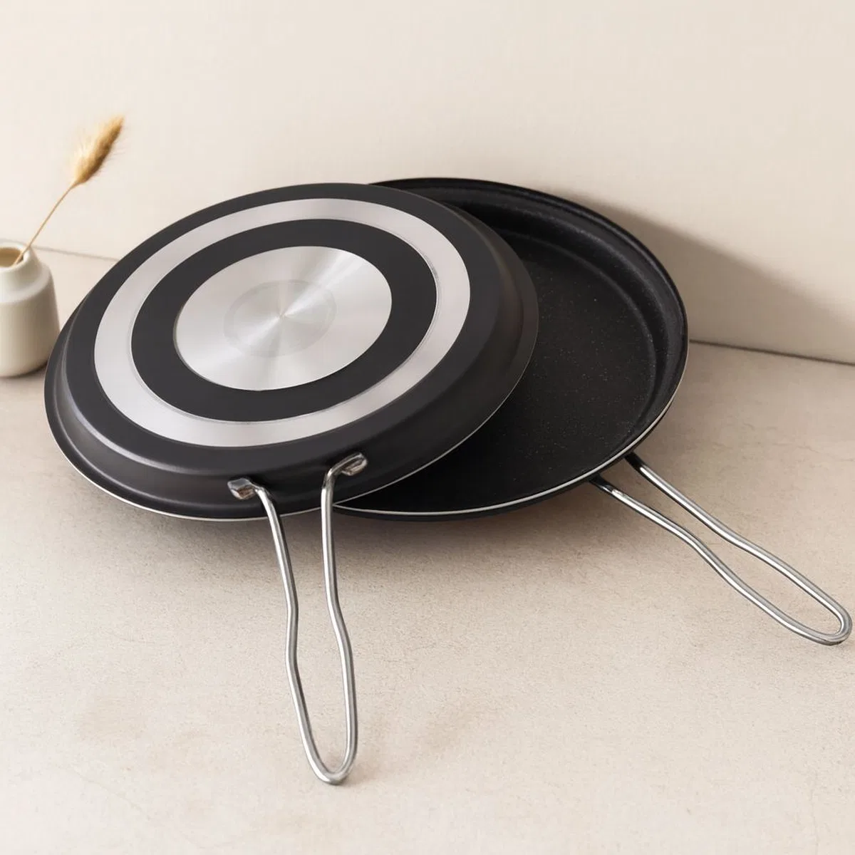 32 cm Teflon Balık Tavası - İkili Set