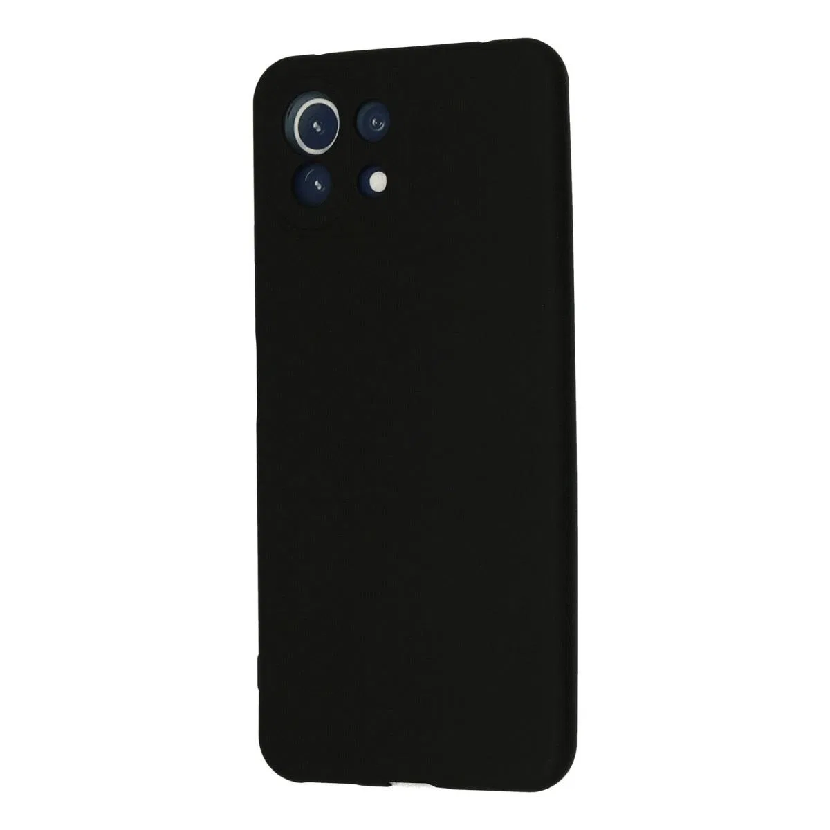 Xiaomi Mi 11 Lite Kılıf Nano İçi Kadife Silikon - Siyah görsel 3