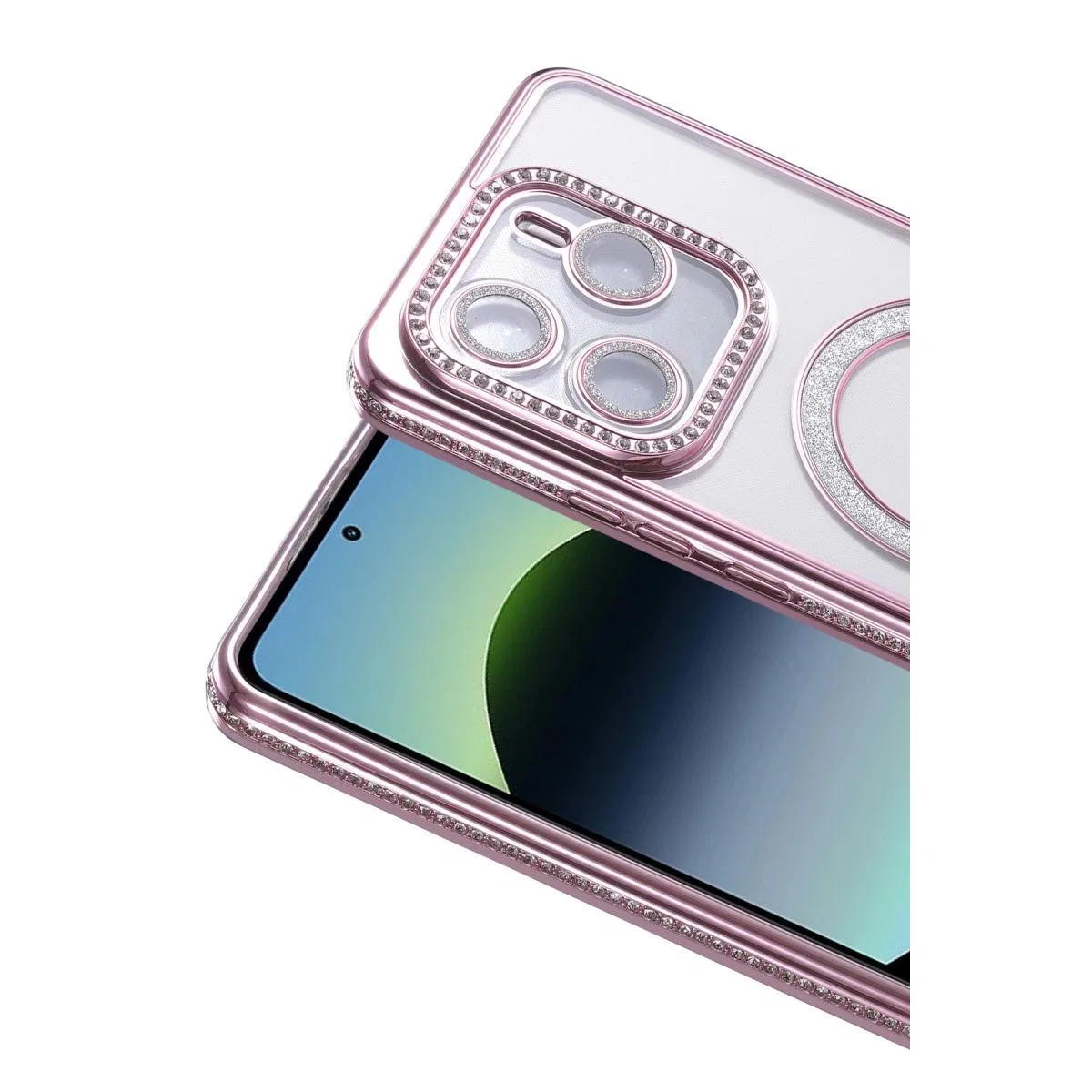 Xiaomi Redmi Note 14 4g Joke Simli Magneticsafe Kılıf - Pembe görsel 2