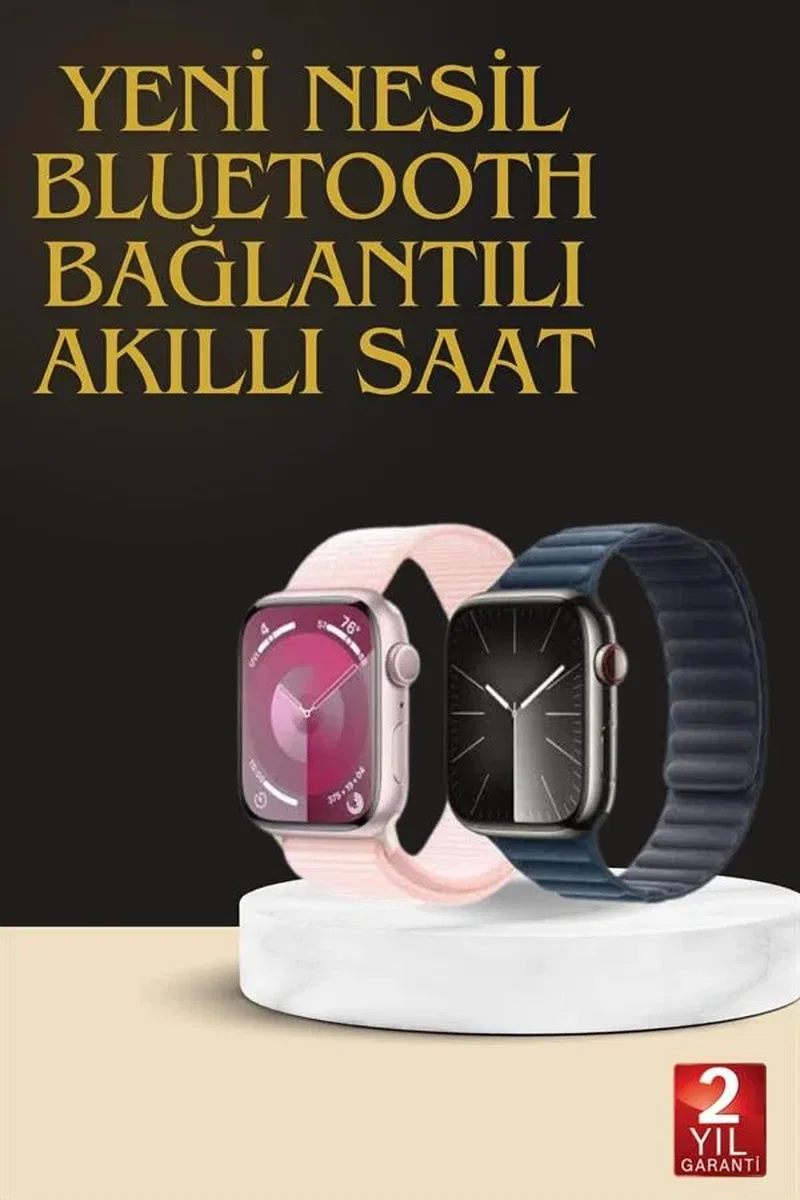Akıllı Saat İos Andorid Destekli Titreşimli GPS Özelliği Bildirim Özelliği görsel 2