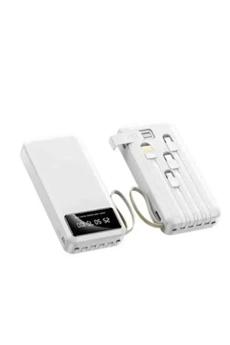 Powerbank Şarj Cihazı 4 Çıkışlı 20. 000 MAH Powerbank Kompakt Yüksek Kapasiteli Hızlı Şarj görsel 4