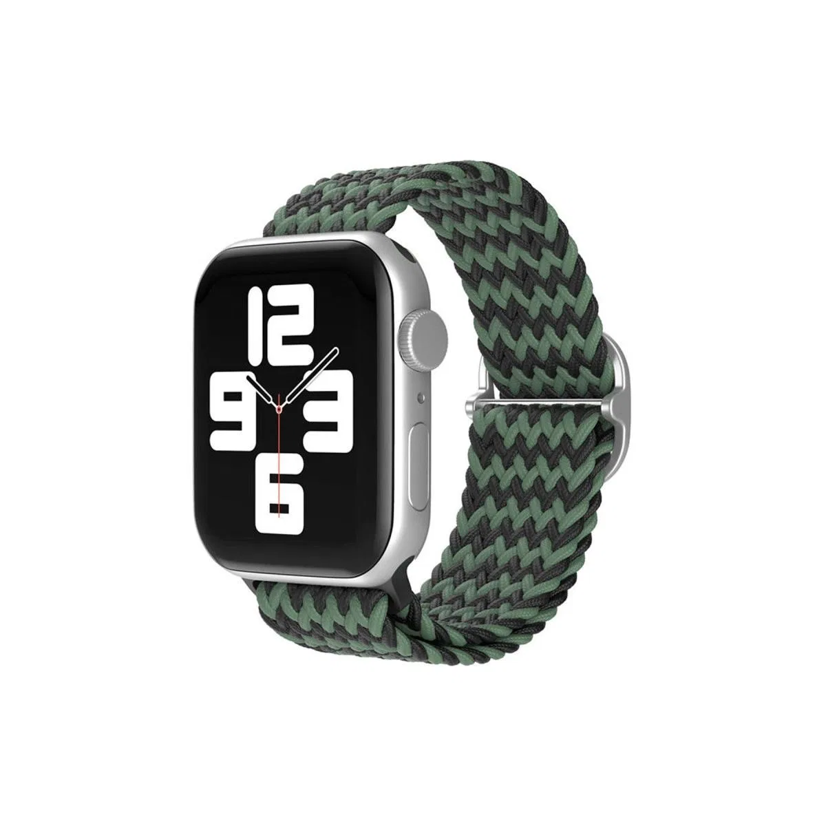 Apple Watch 38mm Kordon - Zigzag Yeşil-siyah