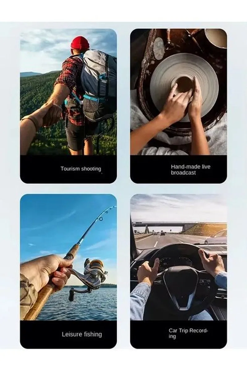 360 Derece Ayarlanabilir Boyun Askılı Manyetik Telefon Tutucu görsel 4