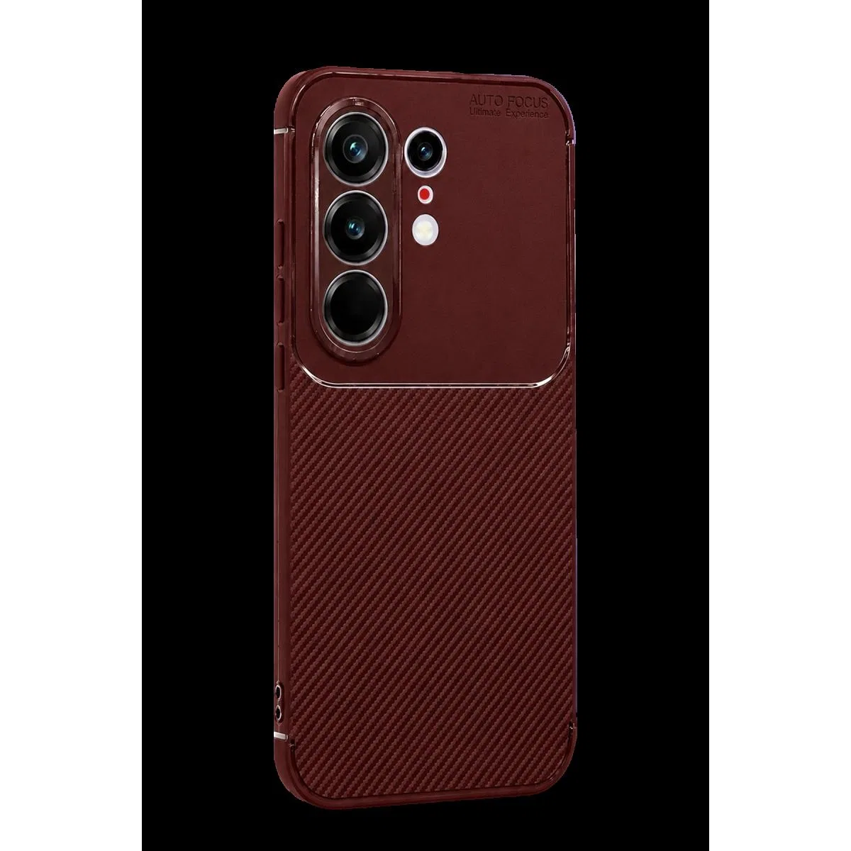Tecno Camon 50 Pro 5g Auto Focus Karbon Kapak - Bordo görsel 3