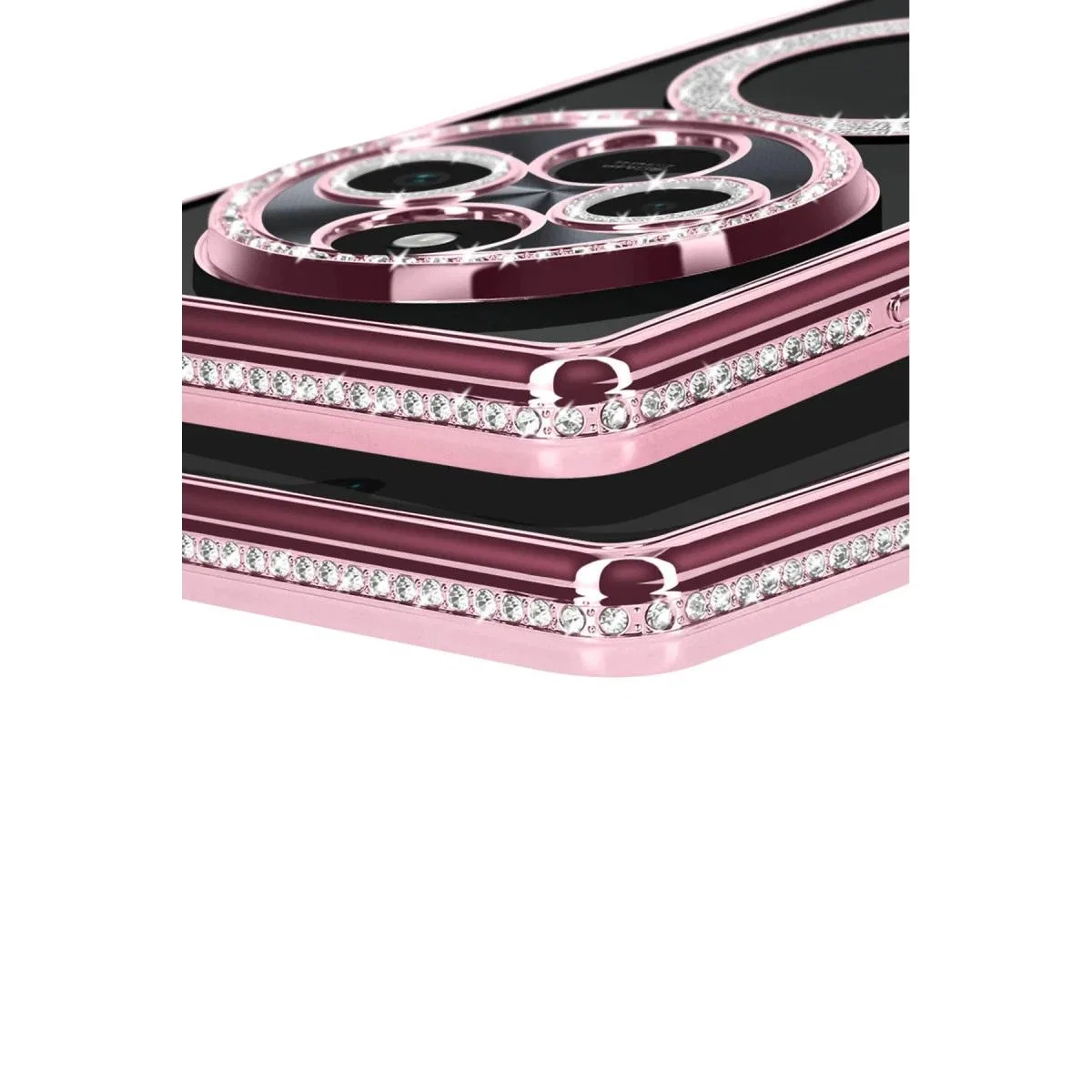 Xiaomi Redmi 14c Joke Simli Magneticsafe Kılıf - Pembe görsel 2