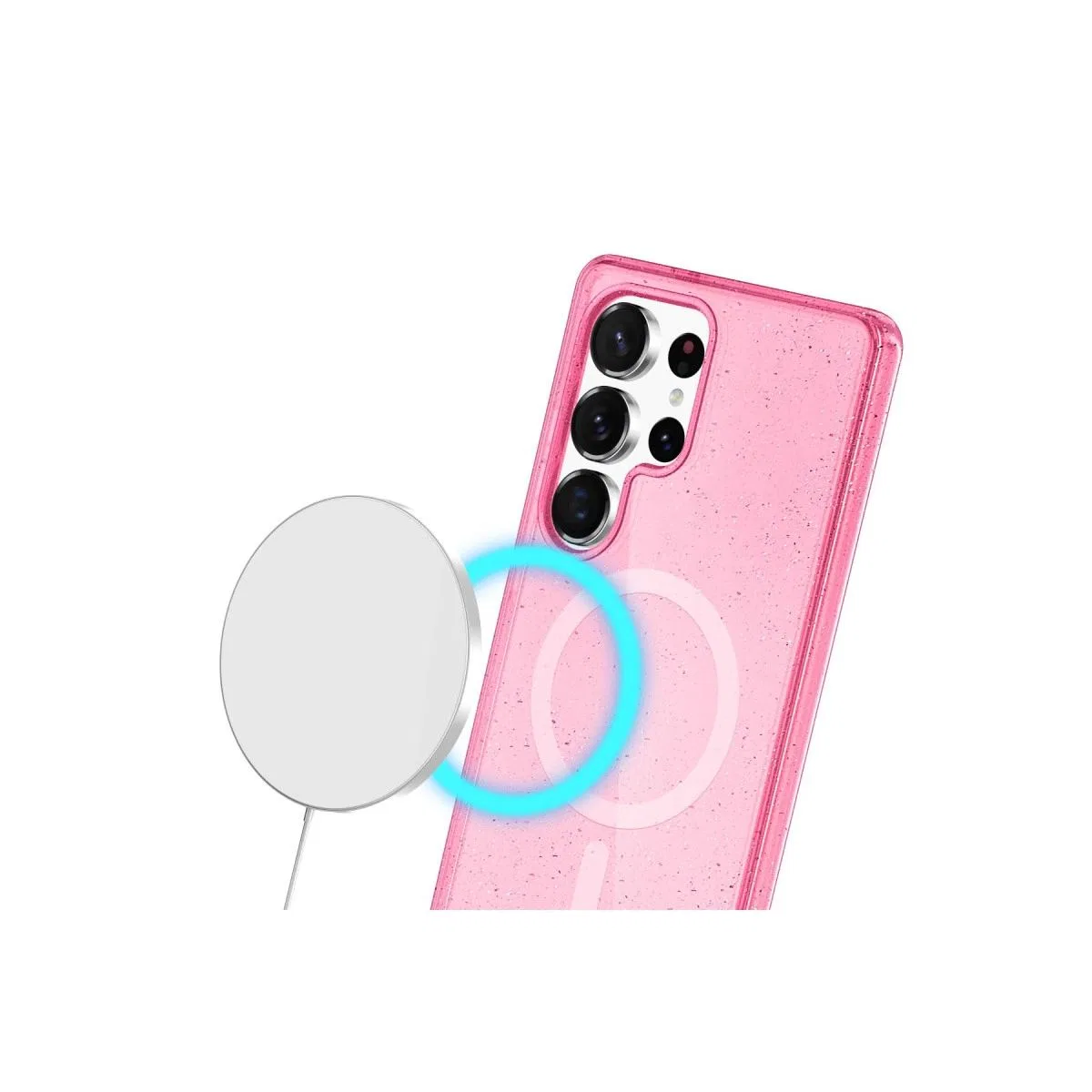 Joko Samsung Galaxy S24 Ultra Kılıf Magsafe Kapak - Pembe görsel 3
