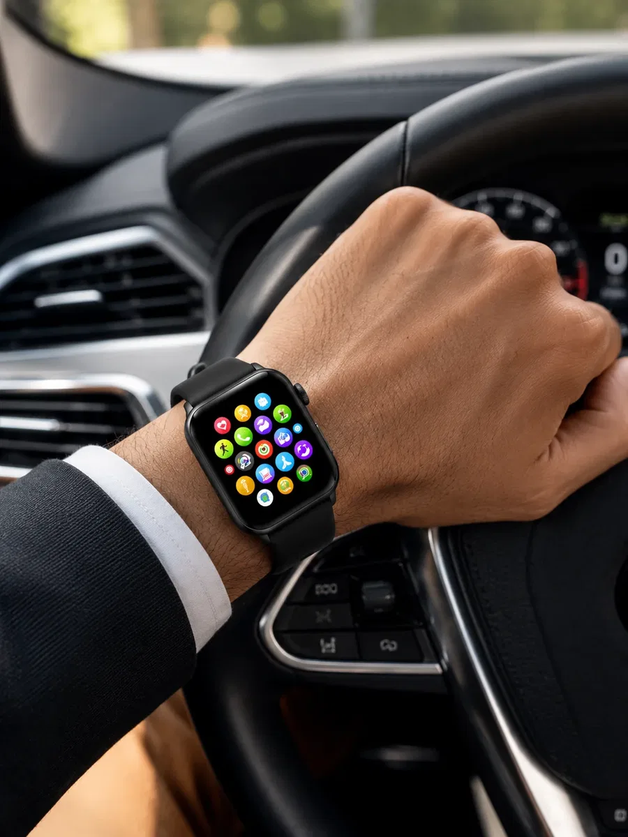 Bluetooth Arama, Akıllı Bildirimler ve Günlük Sağlık Takibi Sunan Şık Tasarımlı Akıllı Saat görsel 4