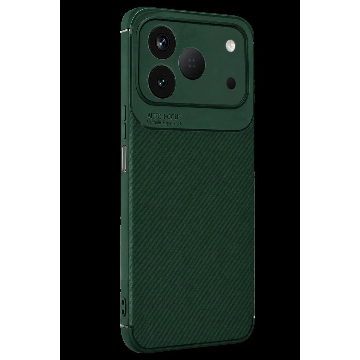 Newface Tecno Spark 50 4g Auto Focus Karbon Kapak - Yeşil
