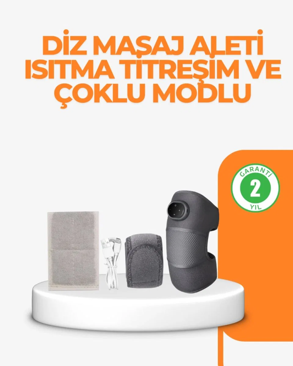 Ntc Isı Kontrollü Diz Masaj Aleti Titreşim Ve Isı Terapisi