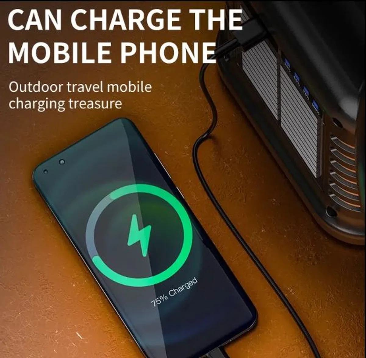 Wıson Ws-4343 Çok Fonksiyonlu Solar Şarjlı Powerbanklı Kamp Lambası görsel 2