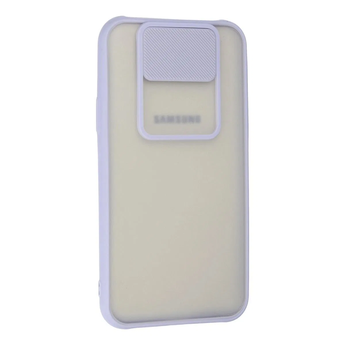 Samsung Galaxy J7 Kılıf Palm Buzlu Kamera Sürgülü Silikon - Lila görsel 2