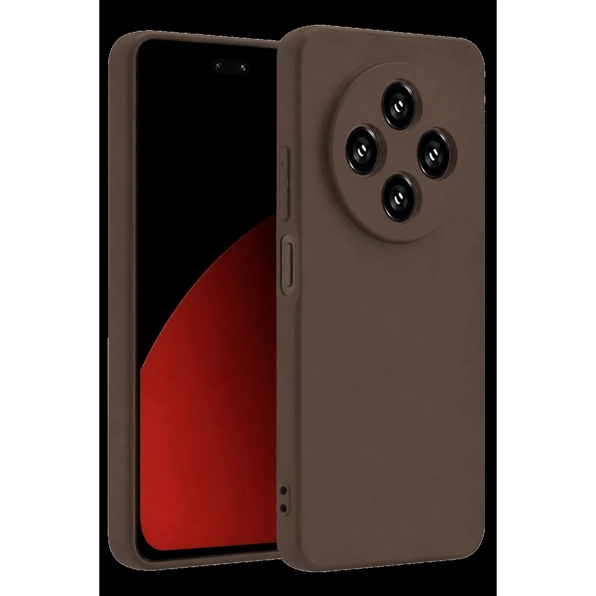 Xiaomi Redmi 14c Kılıf First Silikon - Kahverengi