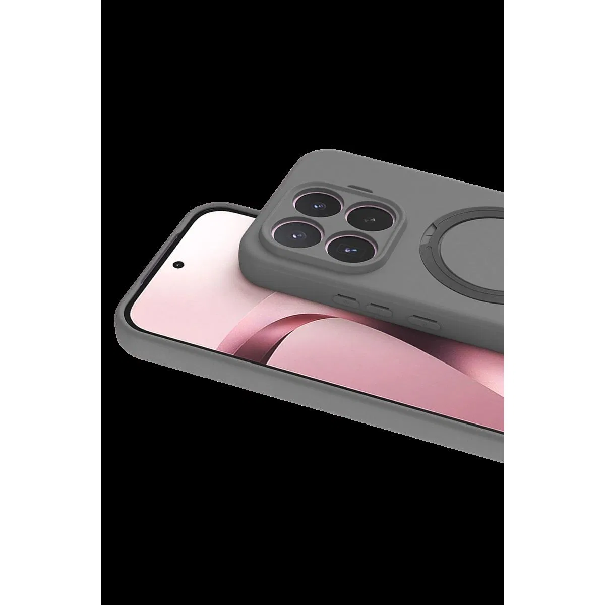 Newface Xiaomi Mi 17t Pro Regal Magsafe Standlı Kapak - Titan Gri görsel 2