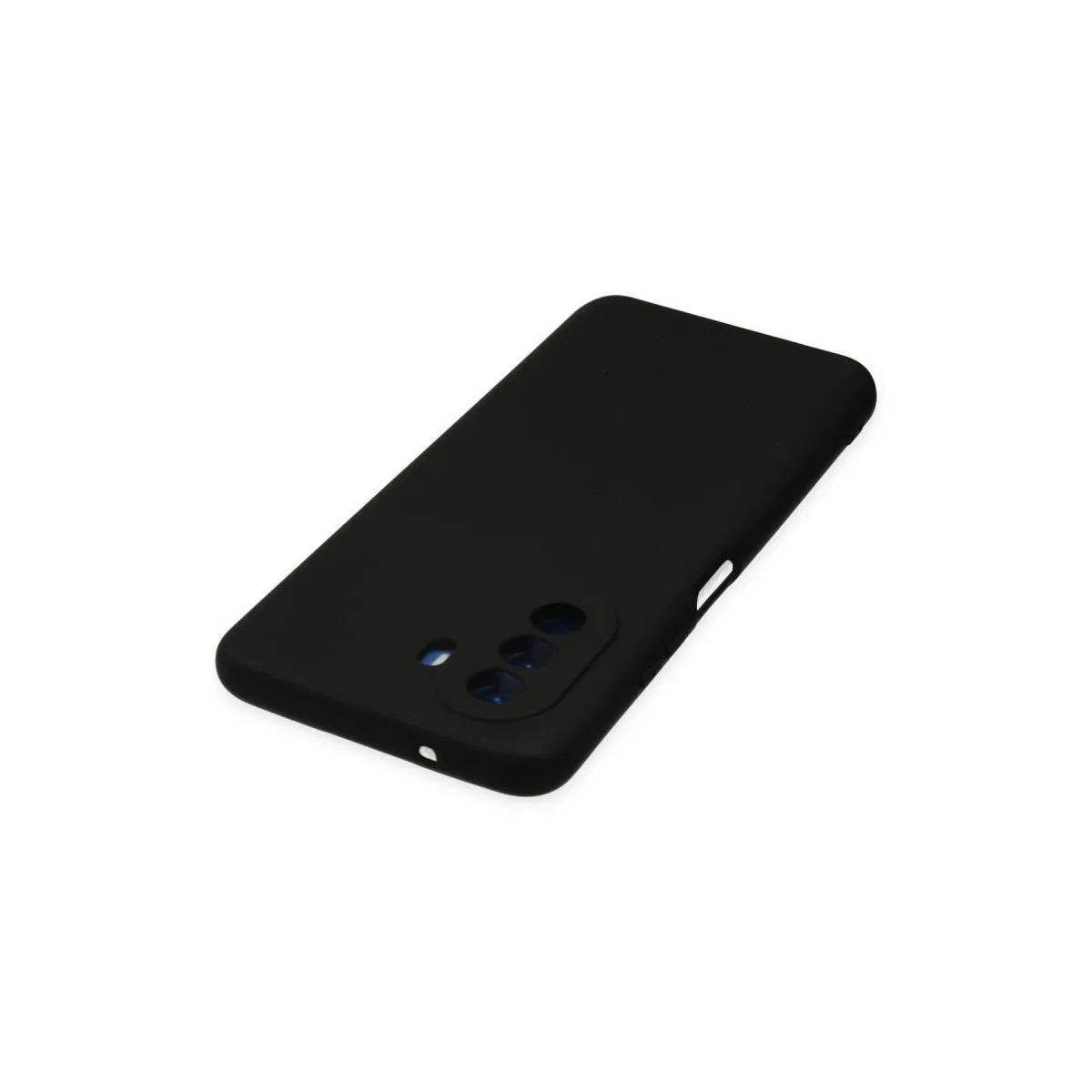 Huawei Nova Y70 Kılıf Nano İçi Kadife Silikon - Siyah görsel 5