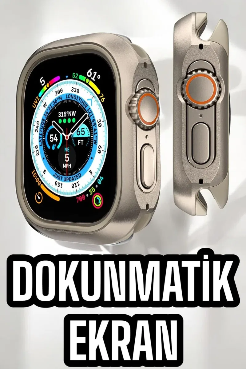Yeni Nesil Akıllı Saat Nabız Ölçer Sağlık Ölçer ve Kalori Ölçer Uyku Takibi NFC Özelliği görsel 5