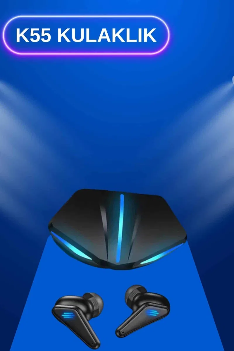 Kablosuz Bluetooth Bağlantılı Kulaklık ve Dokunmatik Ekran Akıllı Saat Arama Cevaplama görsel 2