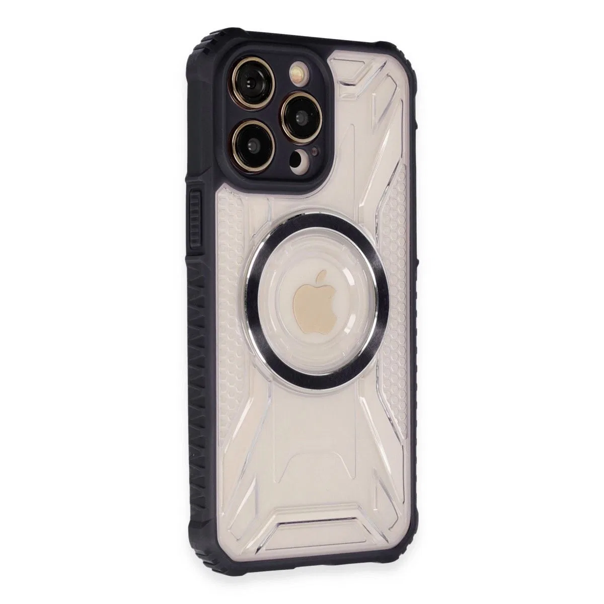 Apple İphone 13 Pro Kılıf Prag Magneticsafe Kapak - Siyah görsel 2