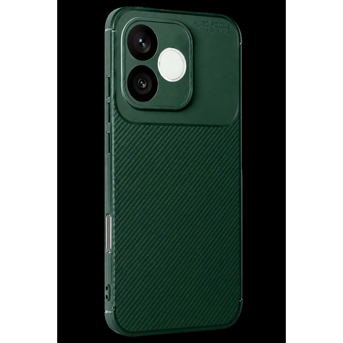 Huawei Honor 600 Lite Auto Focus Karbon Kapak - Koyu Yeşil