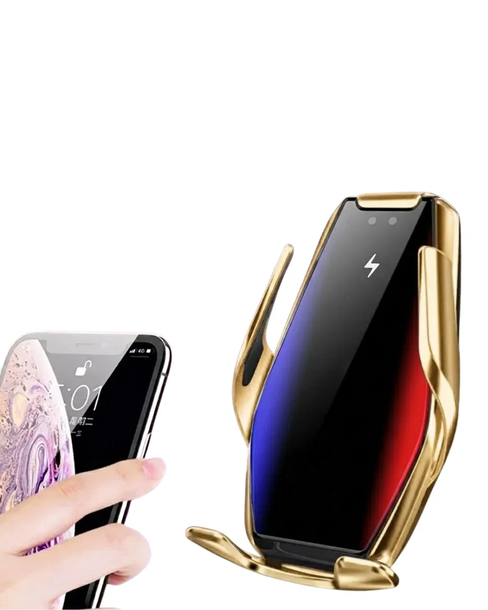 Araç Havalandırma Telefon Tutucu Kablosuz Şarj Destekli Akıllı Sensörlü görsel 4