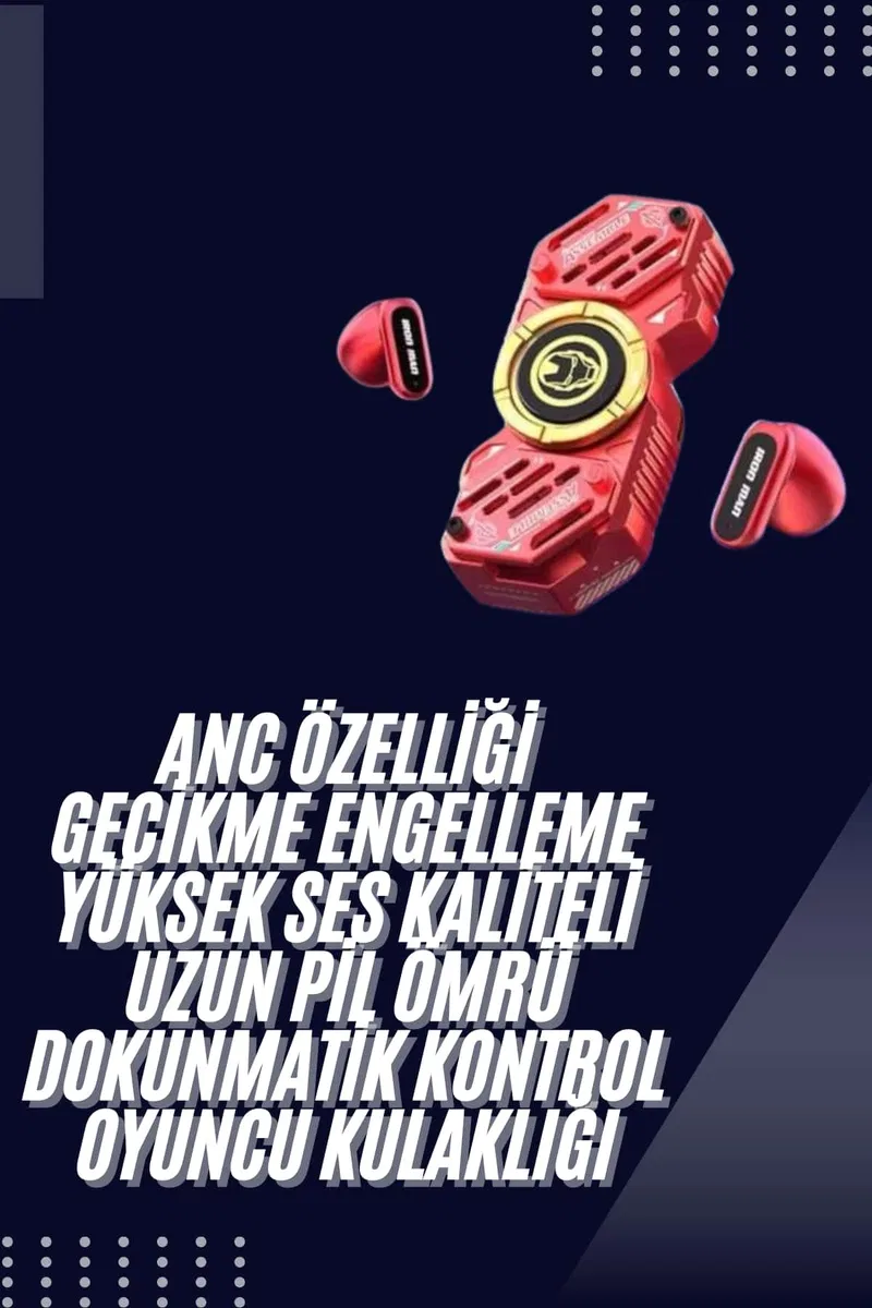 Stres Çarklı Oyuncu Kulaklığı Güçlü Bass Gamer Bluetooth Kulaklık Kablosuz görsel 2