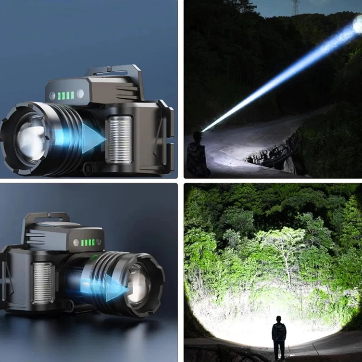 Sensörlü Cree Tg Led Şarjlı Kafa Lambası Wt-625 görsel 6