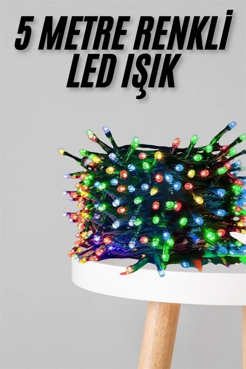 Renkli Her Ortama Uygun 5 Metre Led Işık Renkli Aydınlatma RGB görsel 2