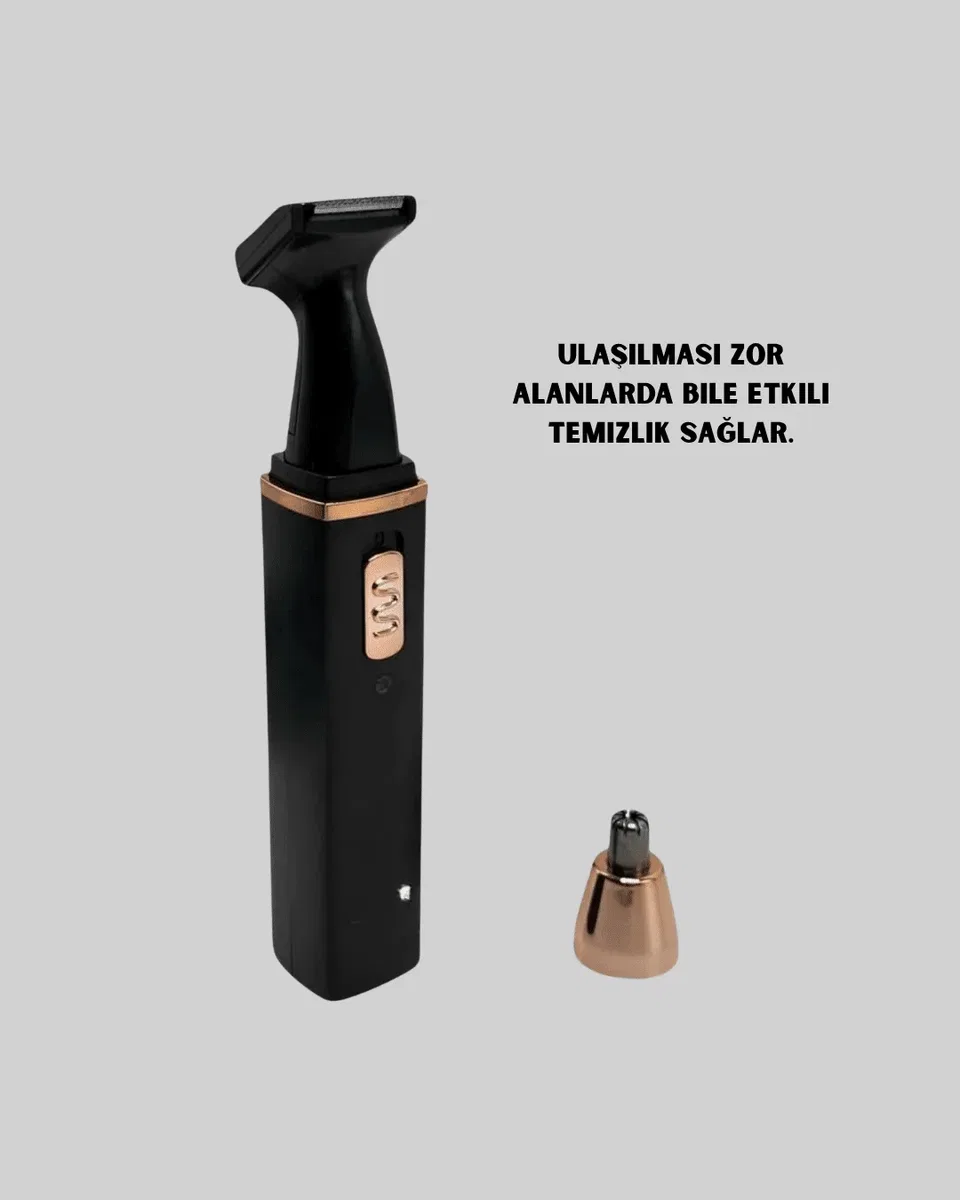 Şarjlı burun ve kulak kılı temizleme cihazı görsel 3