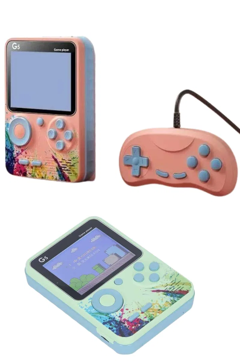 3. 5 İnç Klasik Retro LCD Ekran 500 Oyunlu Oyun Konsolu Taşınabilir görsel 3