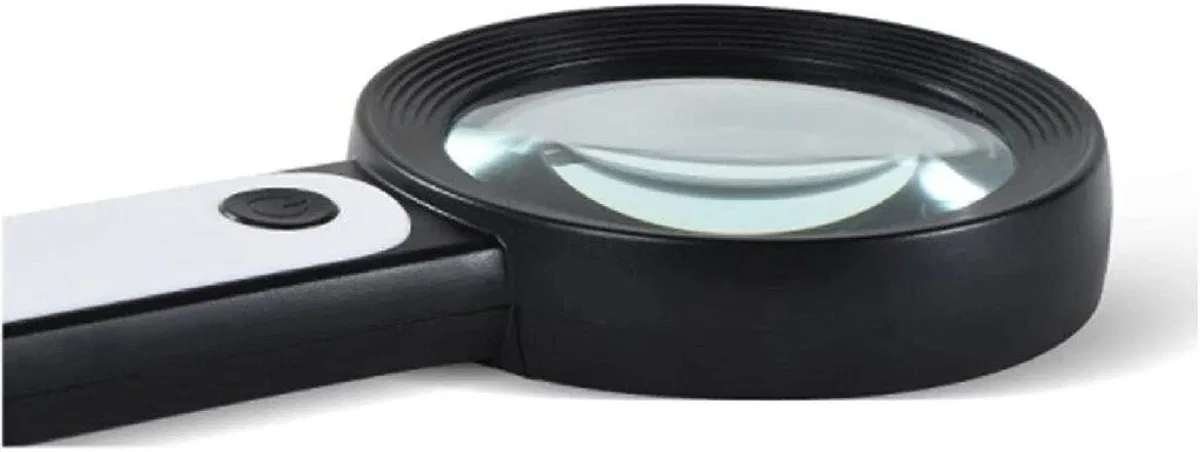 30x 12ışıklı Büyüteç Taşınabilir Çıft Katmanlı Optik Cam Okuma Büyüteç 229018 görsel 8