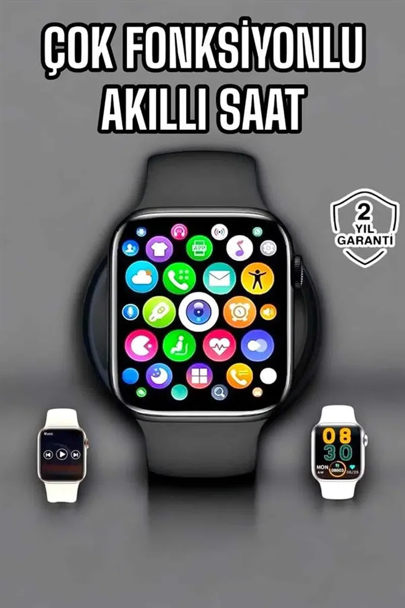 Akıllı Saat Amoled Ekran GPS ve Uyku Takibi Bluetooth Bağlantılı görsel 2