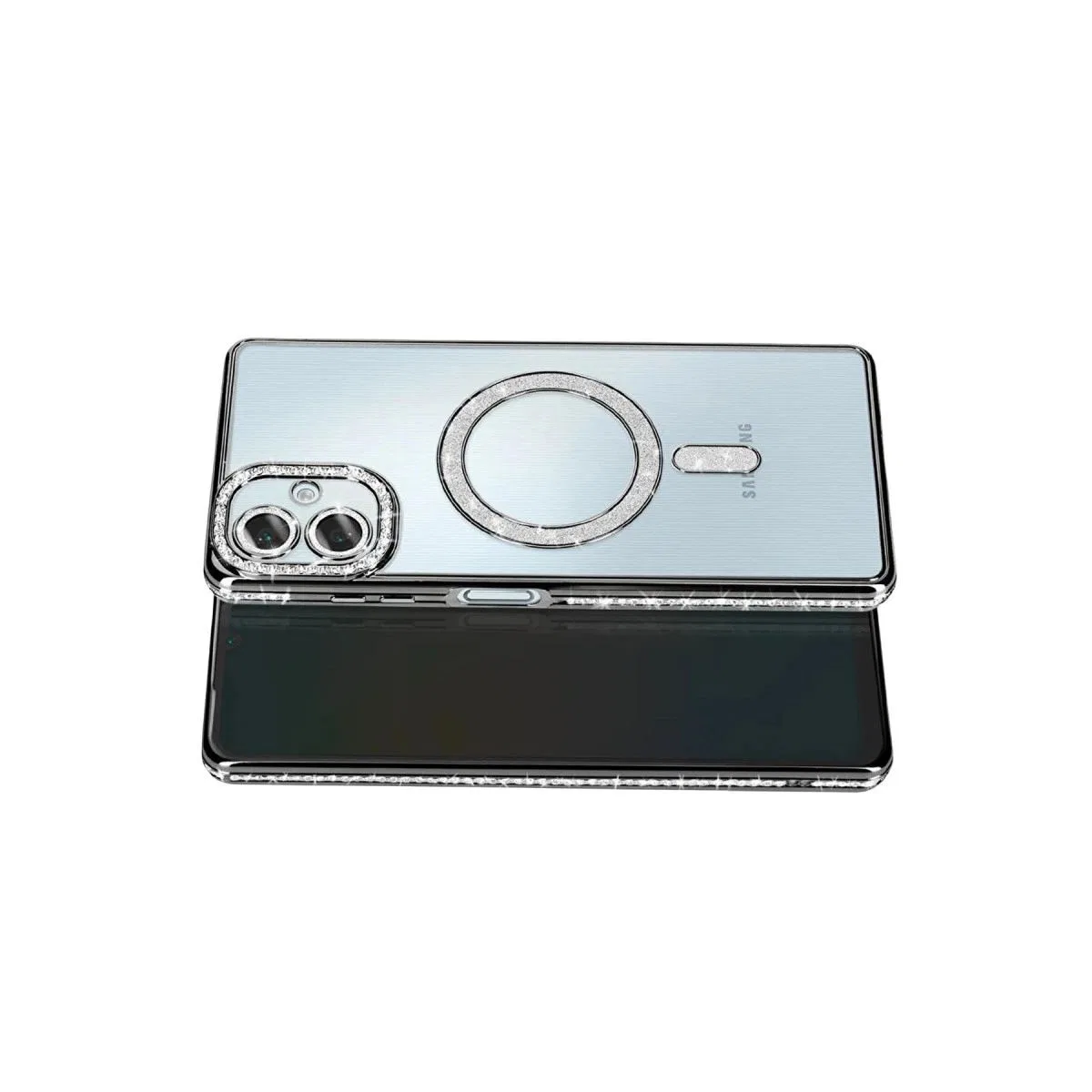 Samsung Galaxy A07 4g Joke Simli Magneticsafe Kılıf - Siyah görsel 3